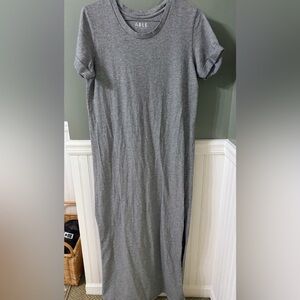 Able Susano Maxi T Shirt Grey Maxi Dress
